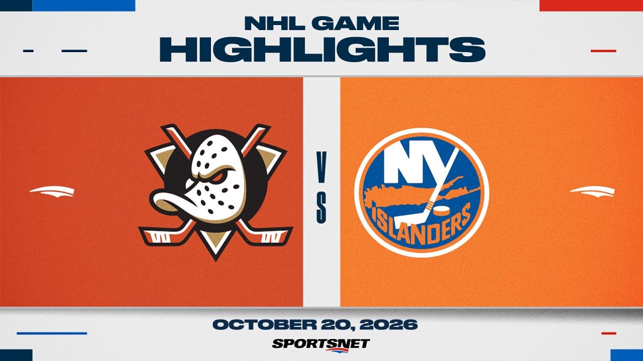 NHL Highlights: Islanders 3, Ducks 2