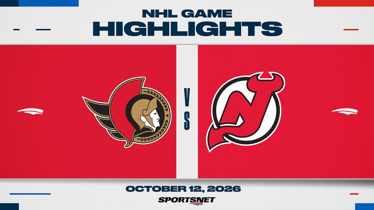 NHL Highlights: Senators 4, Devils 1