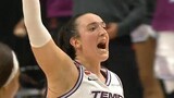 Mabrey bombs a three from the logo to get Tempo fans hyped