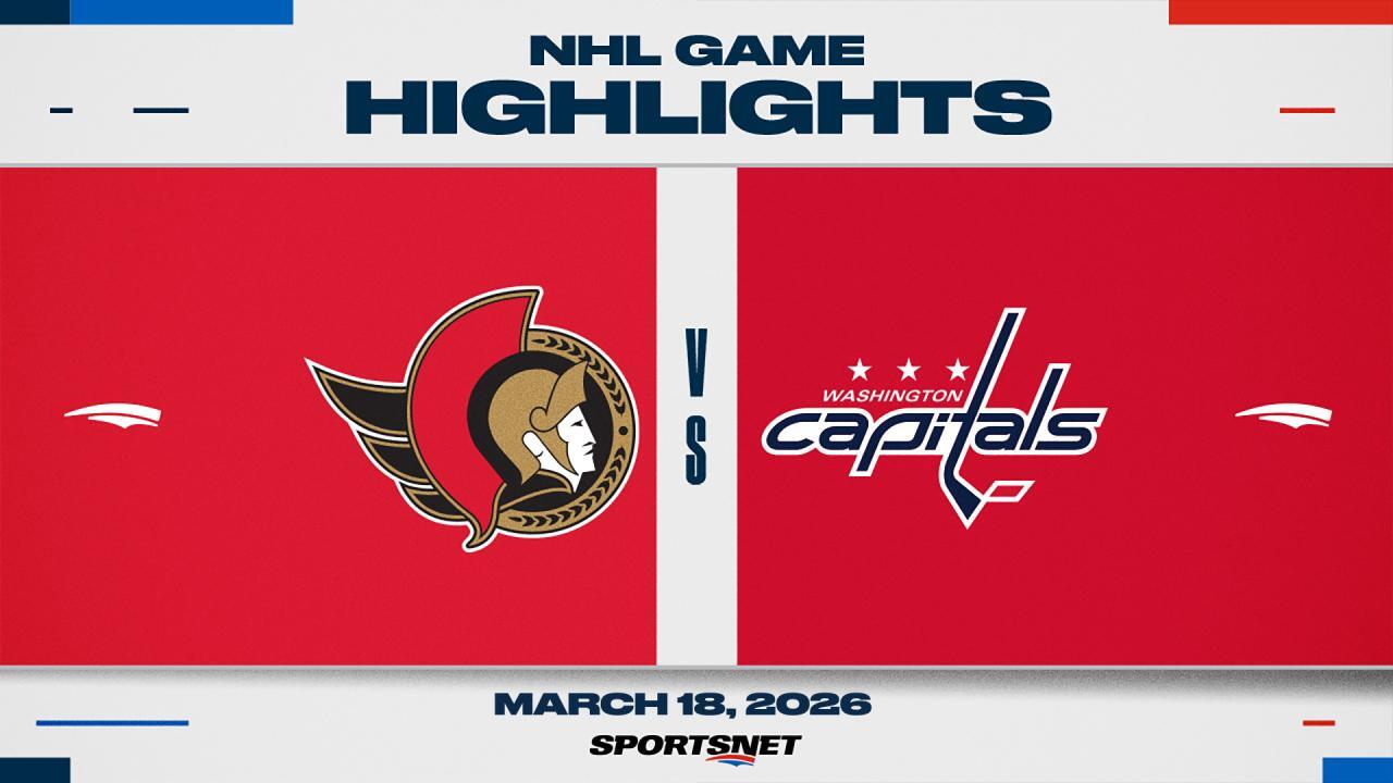 NHL Highlights: Capitals 4, Senators 1