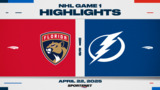 NHL Game 1 Highlights: Panthers 6, Lightning 2