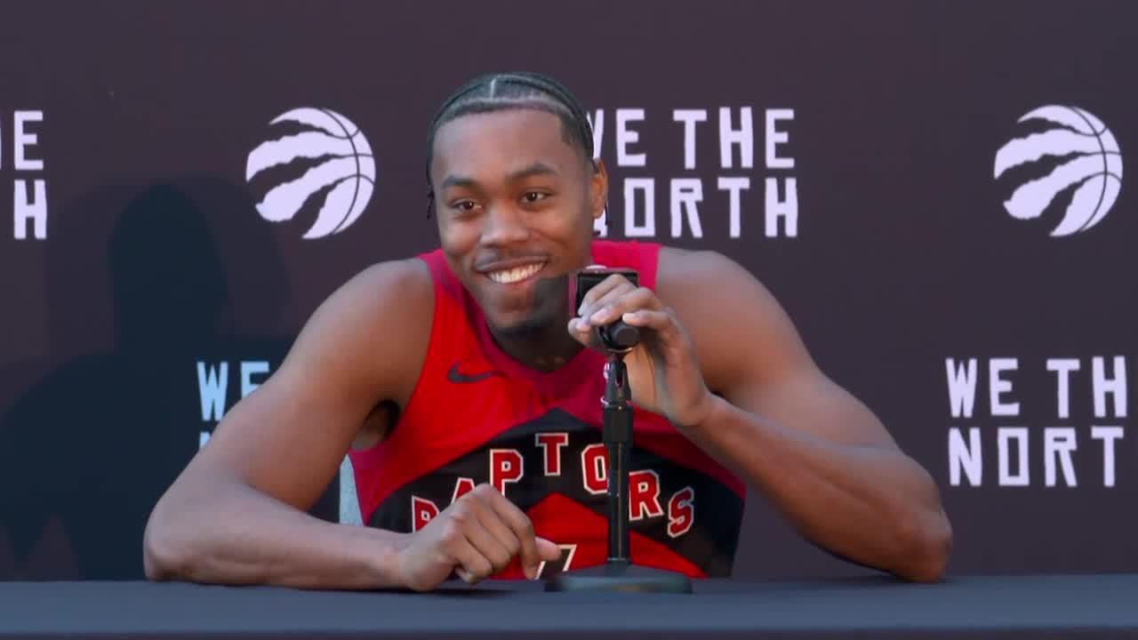 Watch Scottie Barnes’ full press conference at Raptors media day