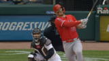 Angels’ Trout hits a frozen rope to left for his 10th home run this season