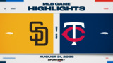 MLB Highlights: Twins 7, Padres 2