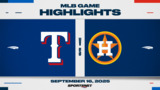 MLB Highlights: Astros 6, Rangers 5