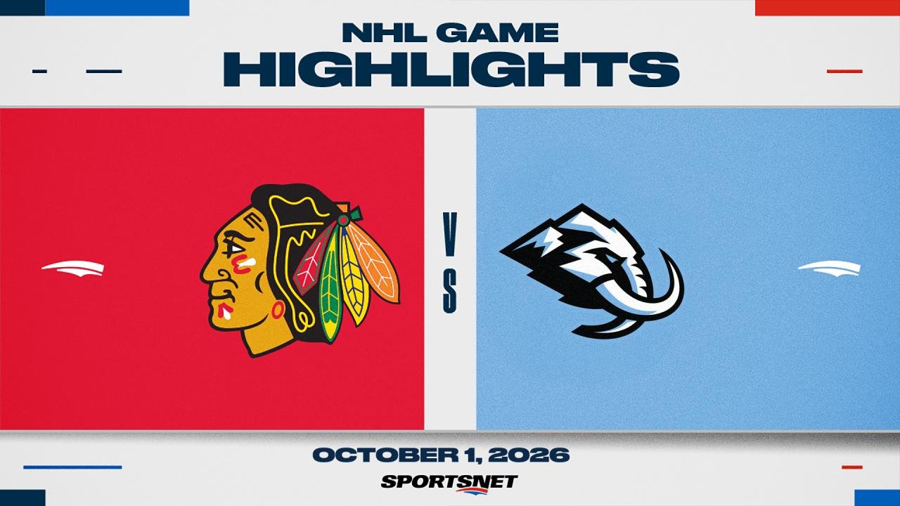 NHL Highlights: Mammoth 6, Blackhawks 0