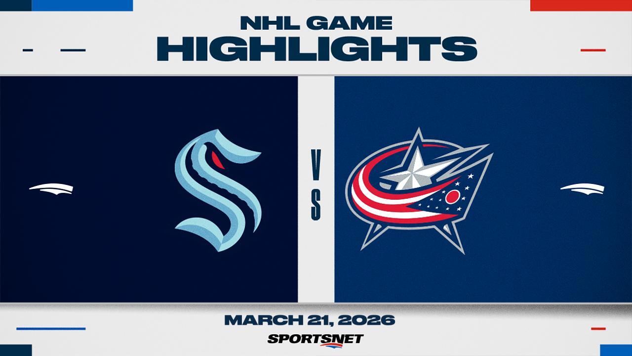 NHL Highlights: Blue Jackets 5, Kraken 2