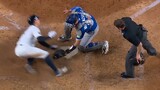 Yankees’ Volpe swerves around Blue Jays’ Valenzuela’s tag to score run