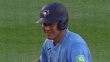 Blue Jays’ Okamoto records first MLB stolen base