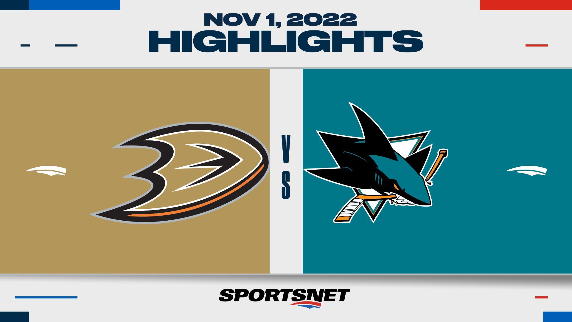 NHL Highlights: Ducks 6, Sharks 5 (SO)