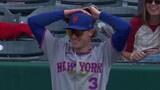 Mets rookie Benge turns on the jets to make incredible diving snag