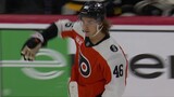 Flyers’ Zegras buries one-timer to notch first career post-season goal
