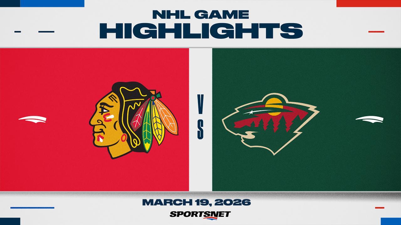 NHL Highlights: Blackhawks 2, Wild 1