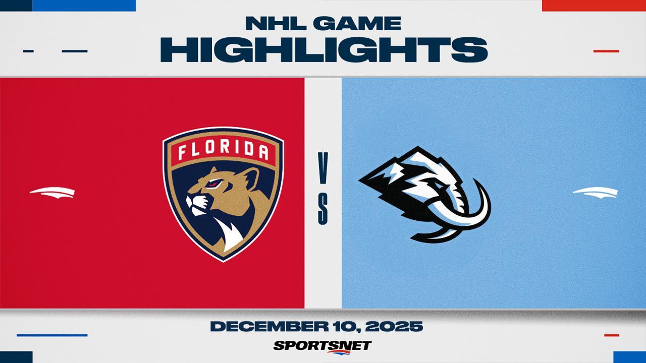 NHL Highlights: Panthers 4, Mammoth 3
