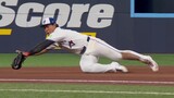 Blue Jays’ Okamoto makes smooth diving play to take away extra bases