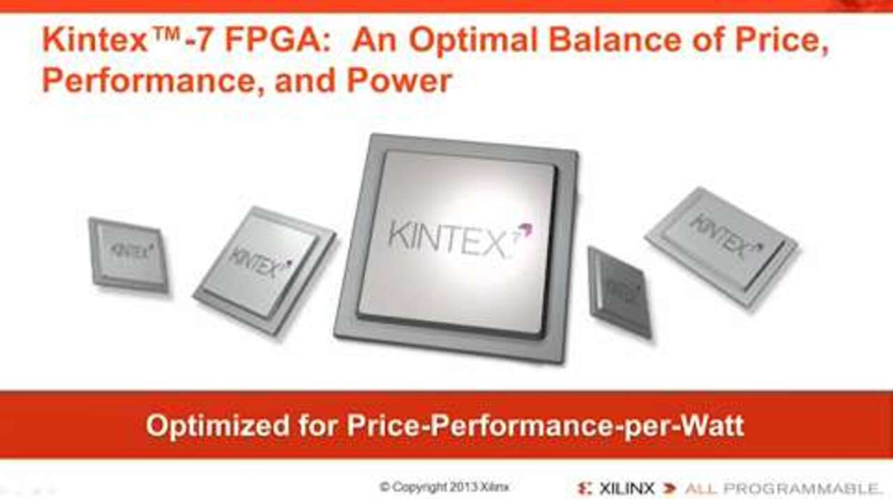 Achieving Optimal Performance Per Watt With Kintex 7 Fpgas