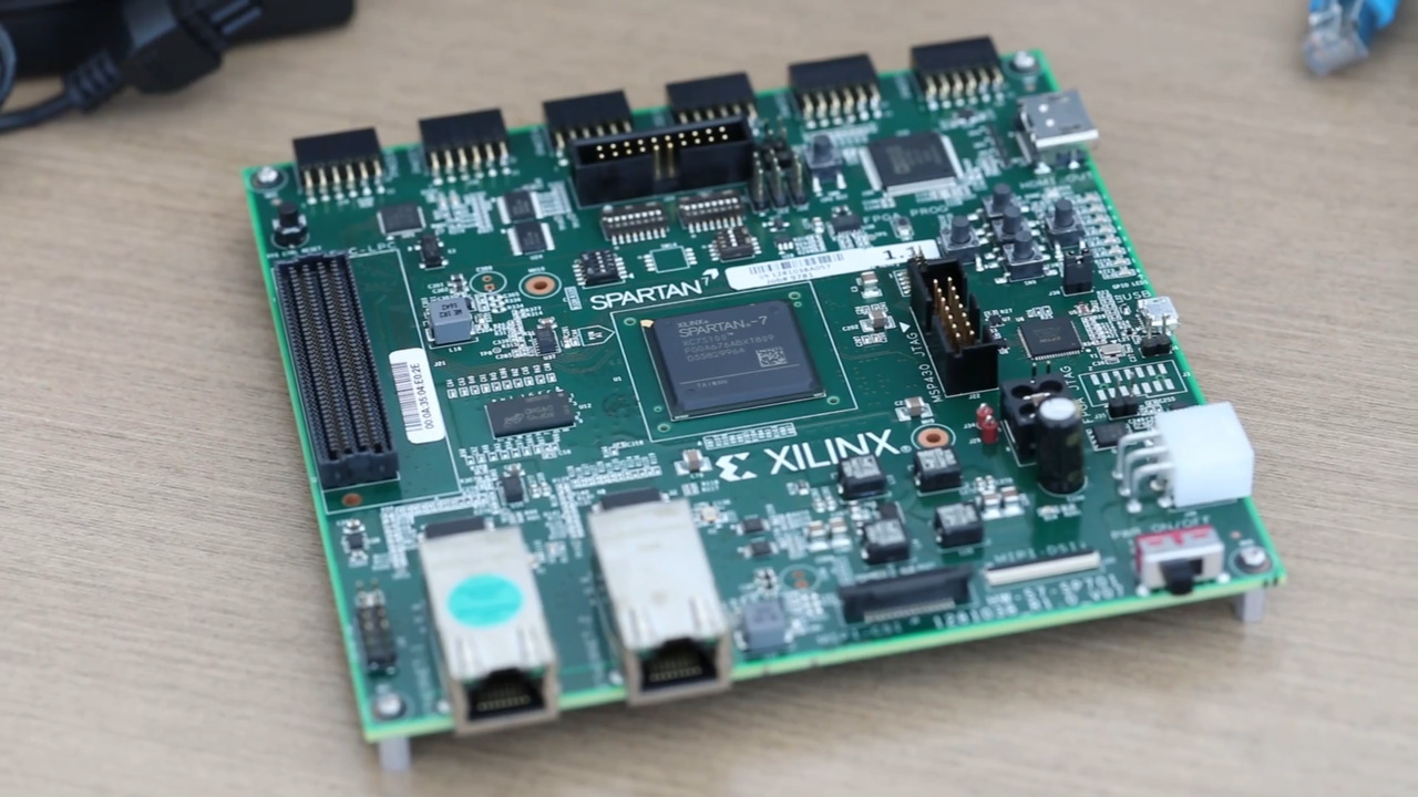 Spartan 7 - single sided PCB layout