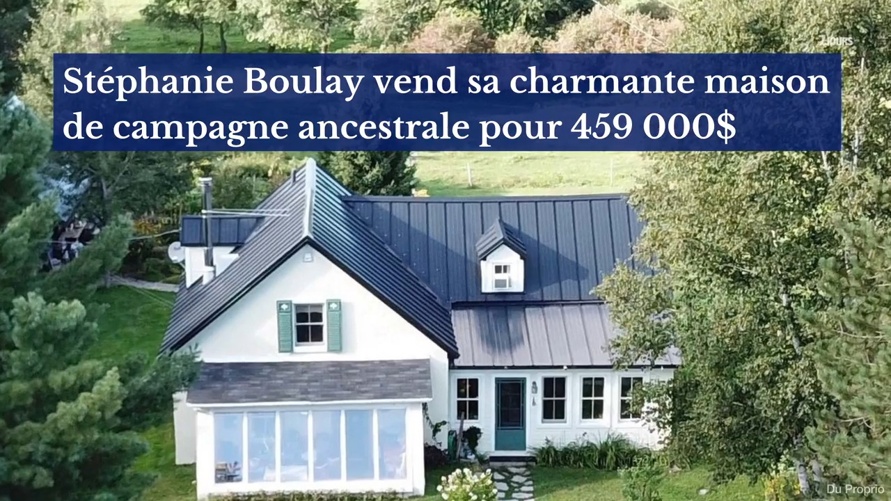 Stéphanie Boulay met en vente sa magnifique maison de campagne ancestrale