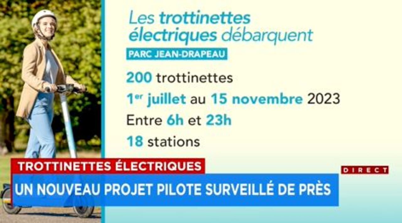 Trottinettes électriques - Parc Jean-Drapeau