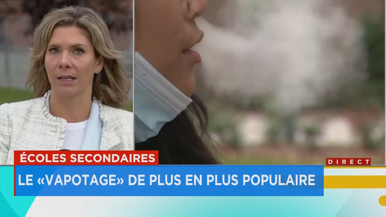 Le vapotage de plus en plus populaire - Explications et ractions