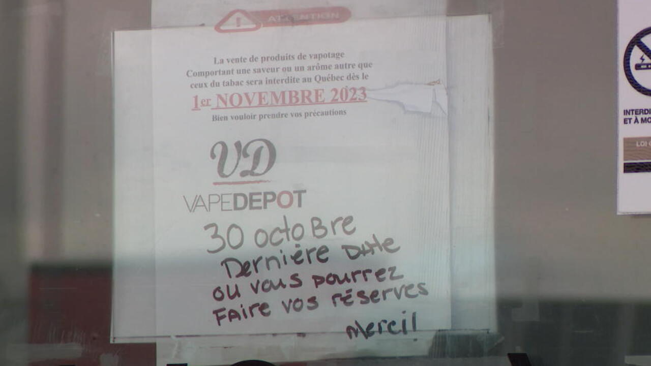 Vapotage: les saveurs interdites à compter d'aujourd'hui