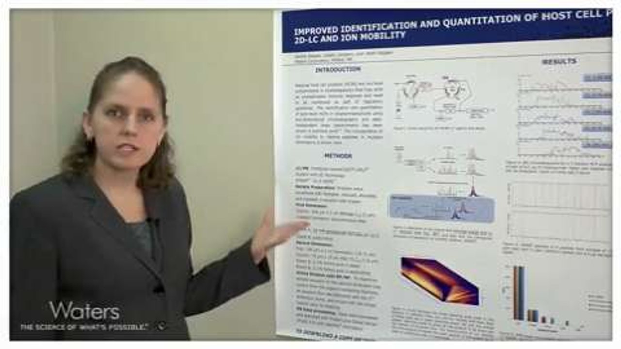 Host Cell Protein Analysis Using 2D-LC and IMS - Waters Videos