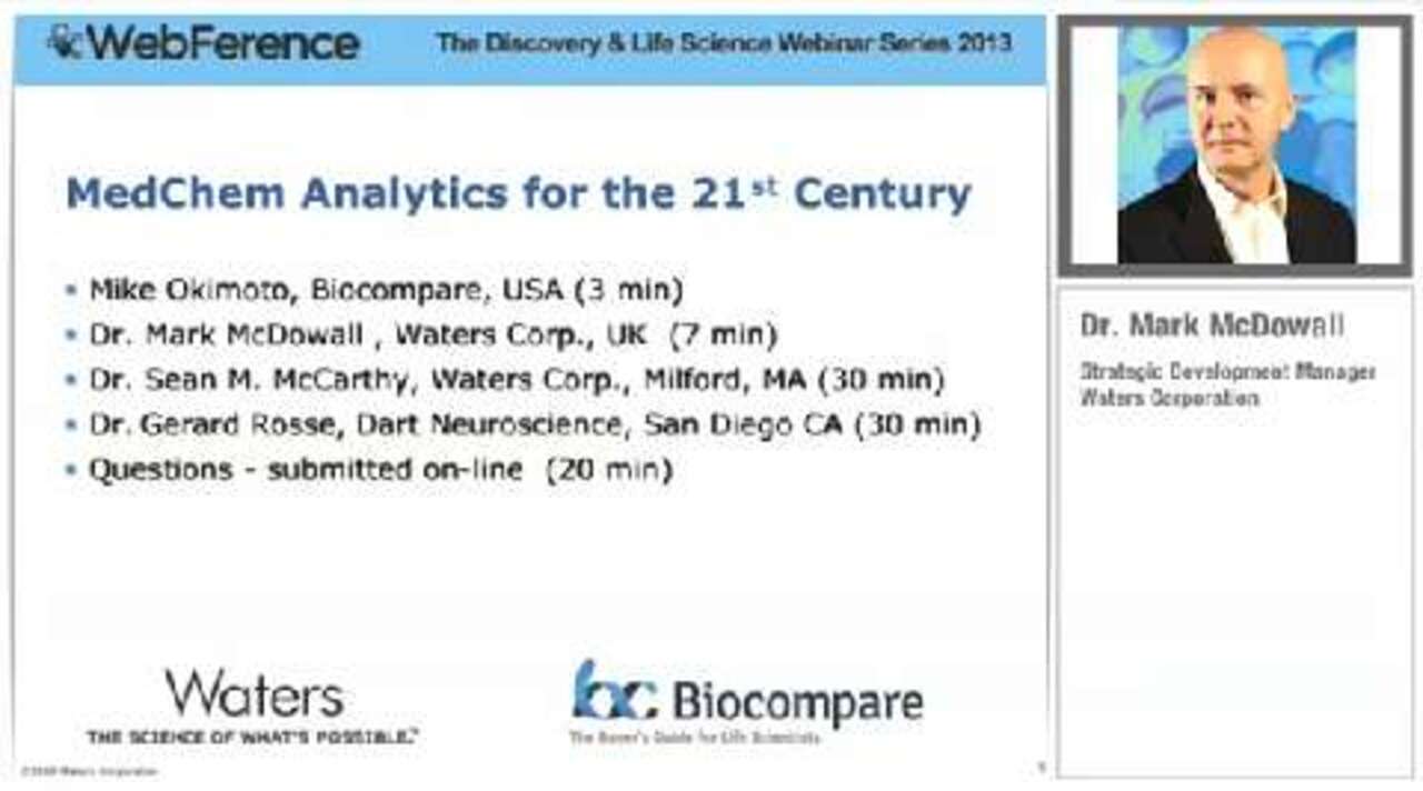 Med Chem Analytics for the 21st Century | Waters