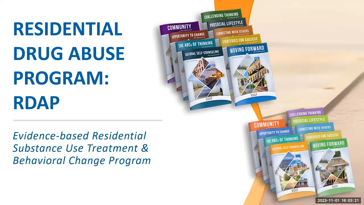 thumbnail for Residential Drug Abuse Program: RDAP
