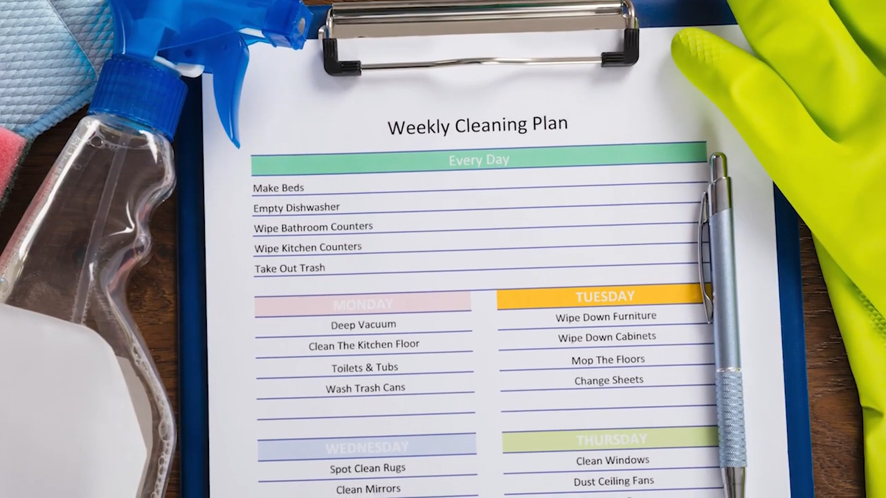 thumbnail for Creating a Cleaning Schedule