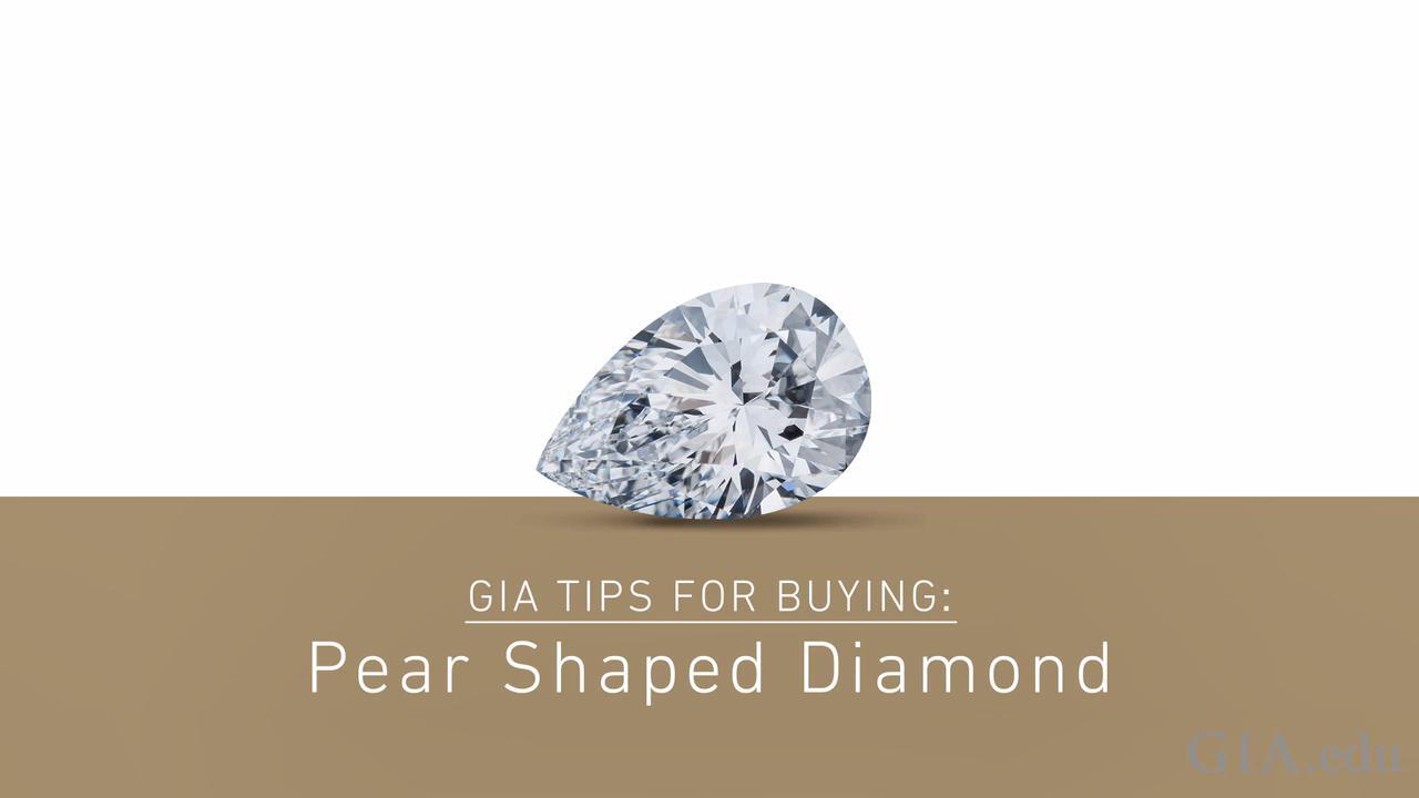 Colorless Diamond, Pear Shape Diamond