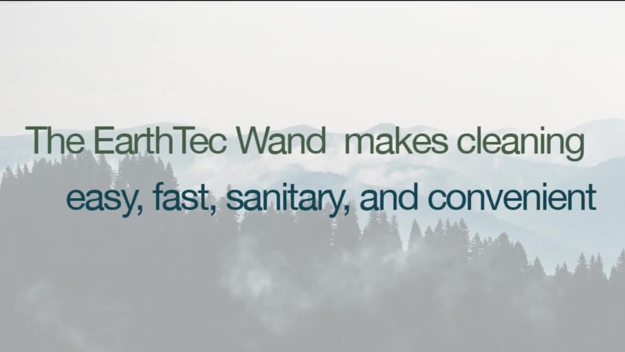 Earthtec 5 Gal. Non-Stick Portable Toilet with Cleaning Wand