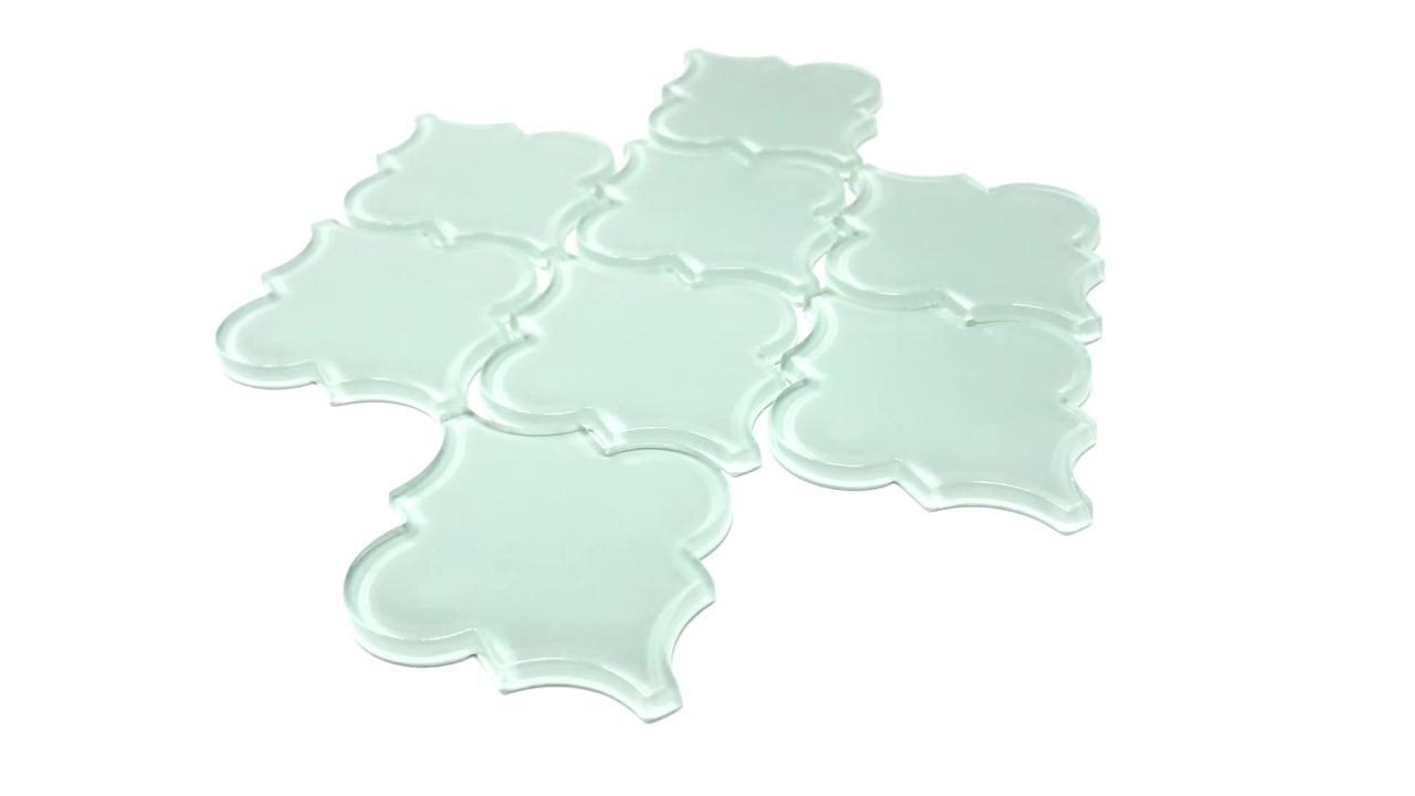 Tiffany Twist Water Glass in Glass, Size: 12.2 in.