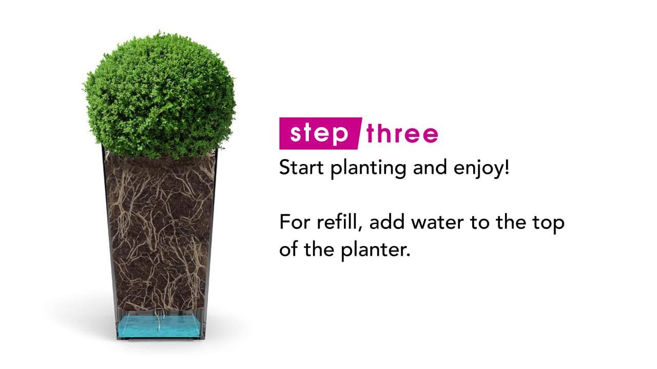 2 Types of self-watering planters: a product review