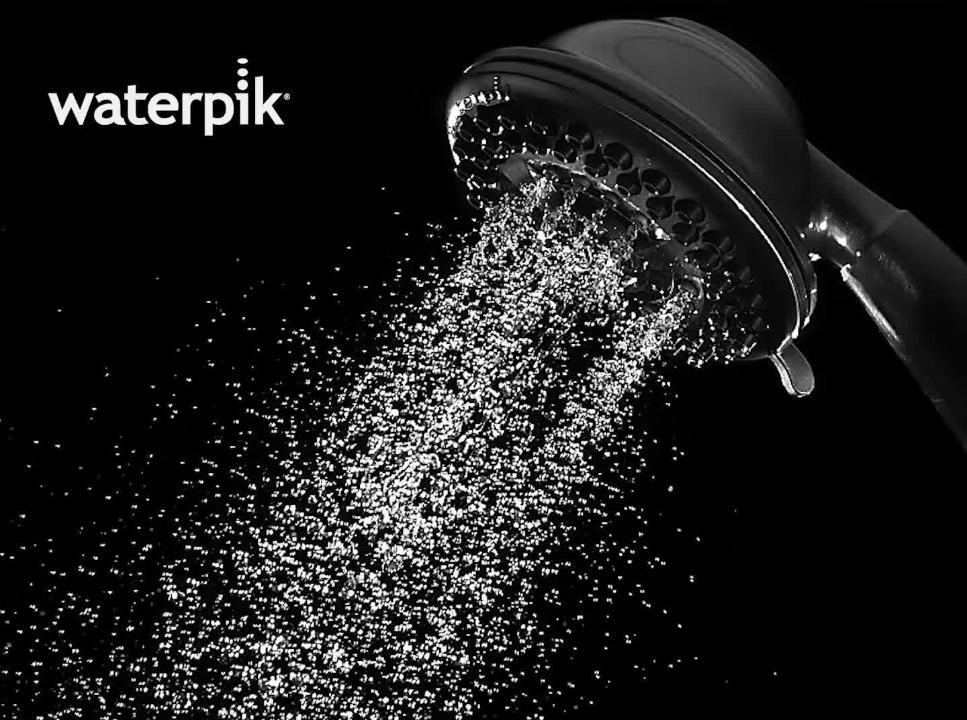 WATER PIK 6 Setting Handheld Showerhead w/Pause-in-Handle