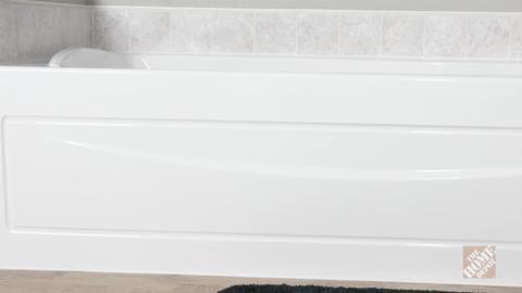 KOHLER Mariposa 60 in. x 36 in. Rectangular Soaking Bathtub with Reversible Drain in Biscuit