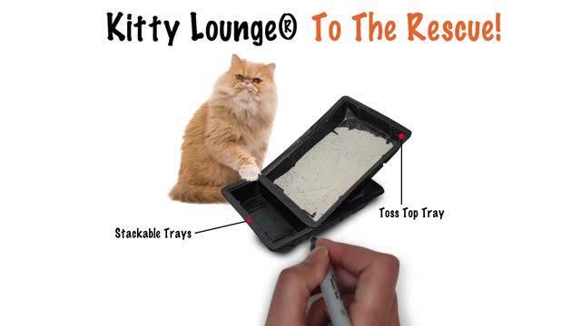 Kitty lounge disposable litter tray hotsell