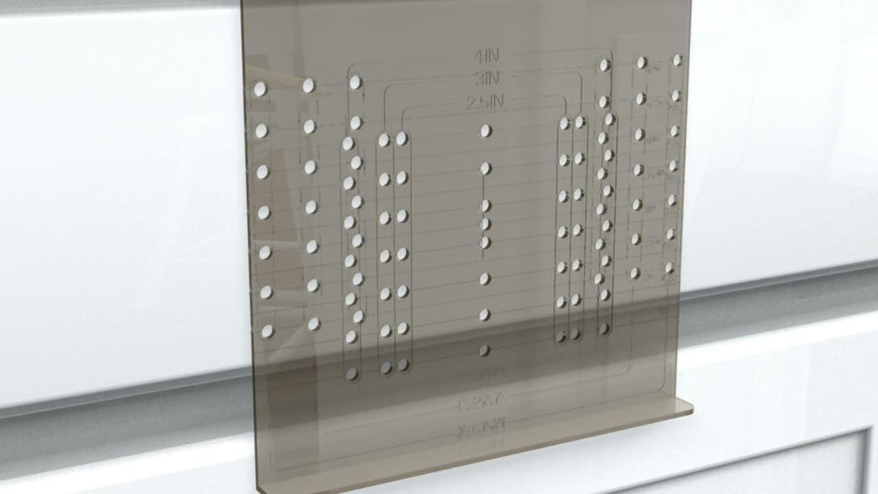 Align Right Large Cabinet Hardware Installation Template Align Right Large Cabinet Hardware Installation Template