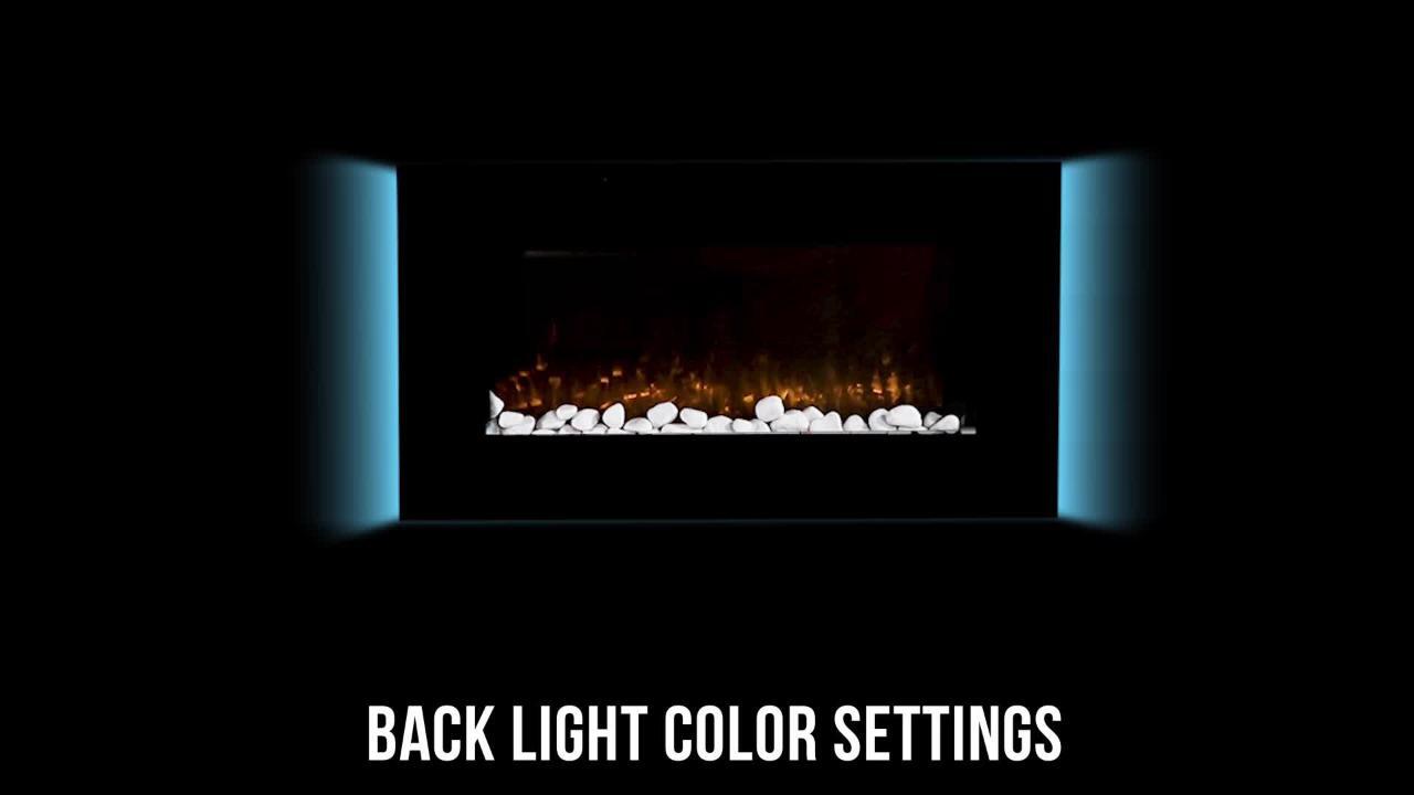 led fireplace light