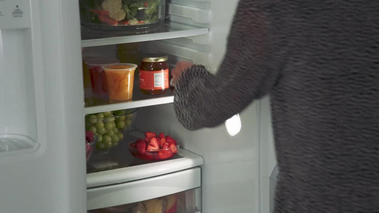 AEG MultiSpace Fridge Freezer review: AEG's MultiSpace fridge spins your  groceries on a lazy susan shelf - CNET