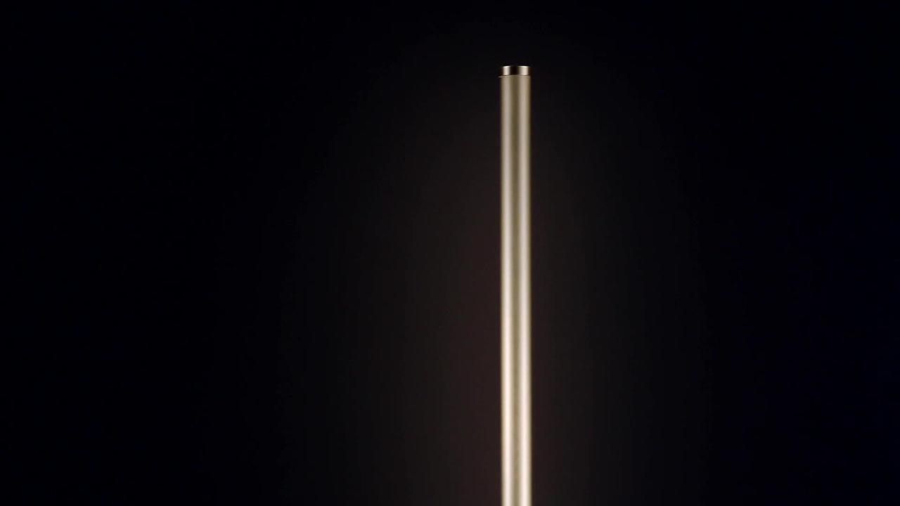 JONATHAN Y Makena 28 in. Gold Dimmable Integrated LED Metal