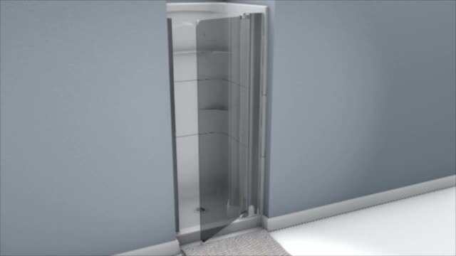 Simplicity 60 x 58-3/4 in. Frameless Contemporary Sliding Bathtub Door in Nickel with Transition Glass Simplicity 60 x 58-3/4 in. Frameless Contemporary Sliding Bathtub Door in Nickel with Transition Glass