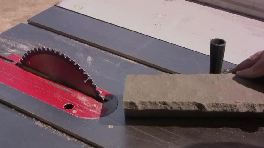 NextStone Sandstone Onyx 48 in. x 3.5 in. Faux Stone Siding Window