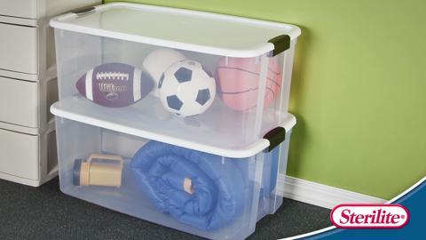 30 qt plastic storage bins