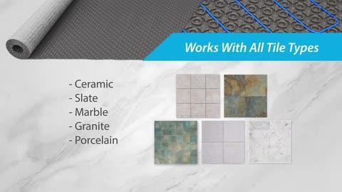 SunTouch Floor Warming HeatMatrix 40 sq. ft. Uncoupling Membrane SunTouch Floor Warming HeatMatrix 40 sq. ft. Uncoupling Membrane