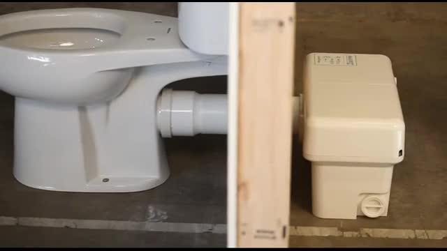Ascent II 2-Piece 1.28 GPF Single Flush Elongated Macerating Toilet in White Ascent II 2-Piece 1.28 GPF Single Flush Elongated Macerating Toilet in White