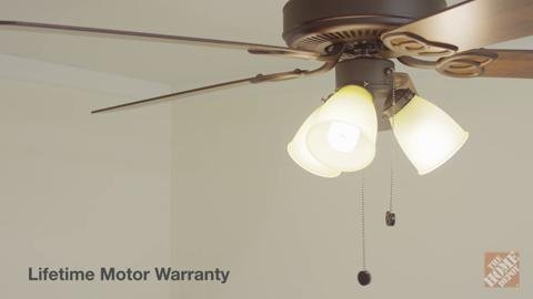 Brookhurst 52" Ceiling Fan Blade Arm Replacement Bracket - Oil Rubbed Bronze (YG-268 ORB) - Fits Hampton Bay Models