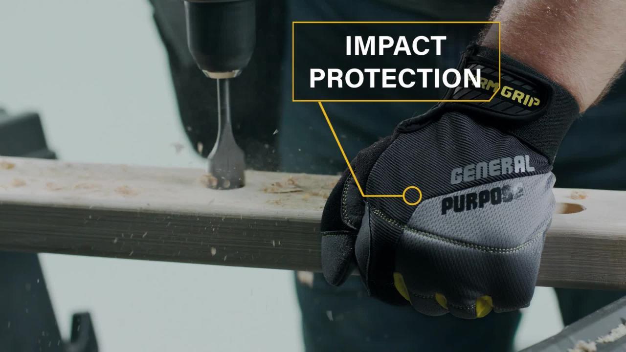  Firm Grip Large General Purpose Gloves : Tools & Home
