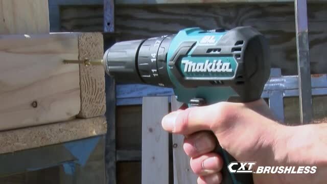 Makita 12V max CXT Lithium-Ion 3/8 in. Brushless Cordless Hammer  Driver-Drill (Tool Only) PH05Z The Home Depot