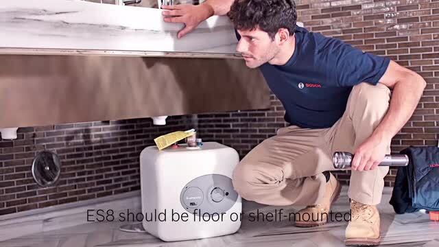 Bosch 4 Gal. Mini-Tank Electric Water Heater ES 4 - The Home Bosch 4 Gal. Mini-Tank Electric Water Heater ES 4 - The Home