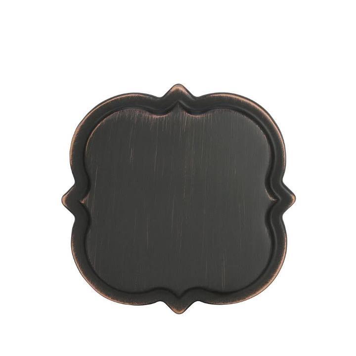 Elongated Hex 1-3/4 in. (44 mm) Matte Black Cabinet Knob
